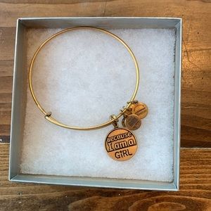 Alex and Ani Because I am a Girl bangle